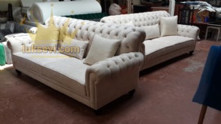 Lady Chester Koltuk Takımı Luxury Chesterfield Koltuk